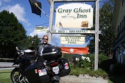 Motorcycle Lady - Gray Ghost Inn - West Dover, VT