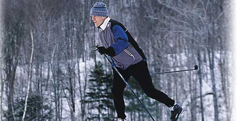 XC Skier - Lake Morey Resort - Fairlee, VT