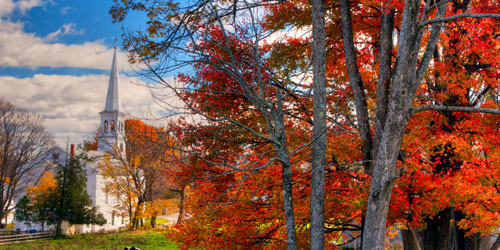 Fall Foliage in Vermont - Brattleboro to Whitingham Scenic Drive - Photo Credit VT Dept of Tourism and Marketing