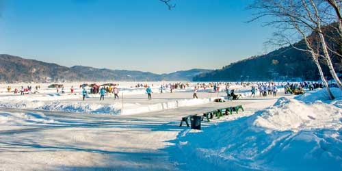 Ice Skating in Vermont