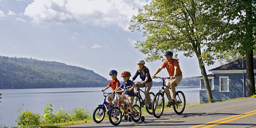 Biking by the Lake - Lake Morey Resort - Fairlee, VT