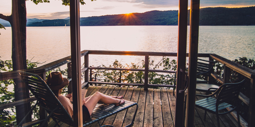 Sunset View from Balcony - Basin Harbor - Vergennes, VT