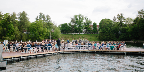 Dock Wedding - Basin Harbor - Vergennes, VT