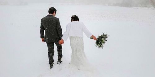 Winter Wedding Snowbound - The Reluctant Panther Inn & Restaurant - Manchester Village, VT