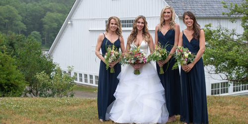 Bride & Bridesmaids - Scott Farm - Dummerston, VT