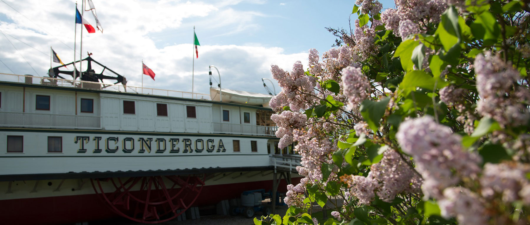 Spring Lilacs at Shelburne Museum - Shelburne, VT - Photo Credit Shelburne Museum and Andy Duback