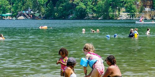 Beach at Branbury State Park - Brandon, VT - Photo Credit VT State Parks