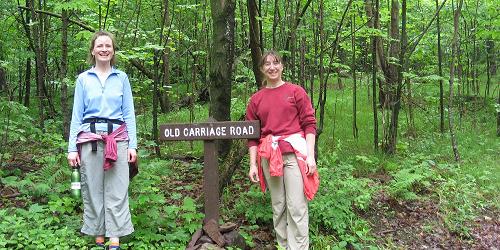 Hiking at Mount Philo State Park - Photo Credit VT State Parks