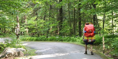 Hiking at Gifford Woods State Park - Photo Credit VT State Parks
