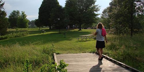 Trails at Knight Point State Park - Photo Credit VT State Parks