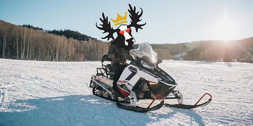 Snowmobile Reindeer - Northeast Kingdom VT Travel and Tourism Association - Get NEKed
