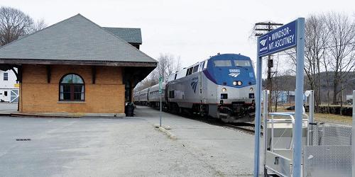 Windsor-Mt. Ascutney Train Station - Windsor, VT - Photo Credit Nick Boppel