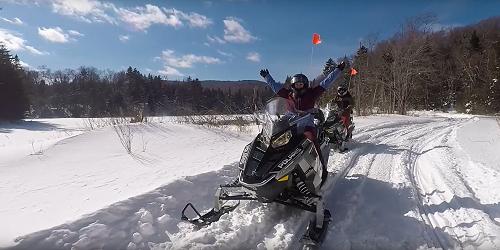 Snowmobiling - Mount Snow Ski Area - West Dover, VT