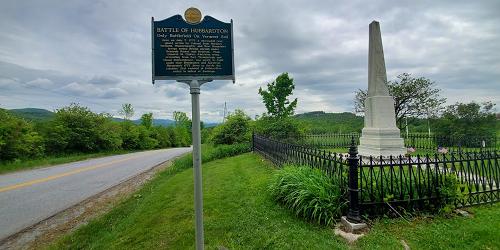 Hubbardton Battlefield Monument - Hubbardton, VT - Photo Credit Hugo Stackel