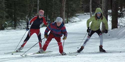 Cross Country Skiing at Rikert Outdoor Center - Ripton, VT