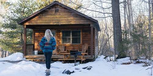 Winter Getaway Cabin - Sterling Ridge Resort - Jeffersonville, VT
