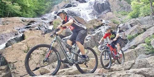 Mountain Biking on Vallee Bras-do-Nord - Vermont's Northeast Kingdom