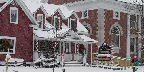 Stowe Visitor Center Winter VIew - Stowe, VT